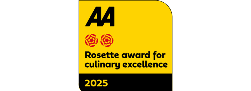 AA two rosette award for culinary excellence